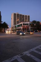 artificial lighting, car, evening, eye level view, Florida, Miami, street, The United States, winter