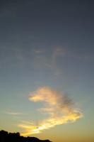 Cirrus, cloud, Croatia, dusk, dusk, evening, eye level view, open space, sky, summer, Zadarska