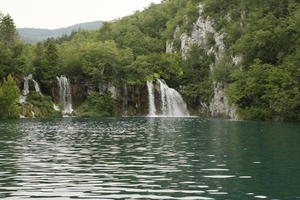 Croatia, day, diffuse, diffused light, eye level view, Karlovacka, lake, natural light, summer, waterfall, woodland