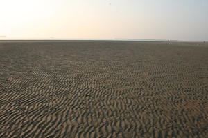 beach, Boulogne-sur-Mer, day, dusk, eye level view, France, Nord-Pas-de-Calais, spring, sunny