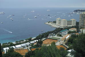 above, ambient light, boat, coastline, day, Monaco, Monaco, natural light, seascape, yacht