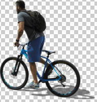 bicycle, casual, caucasian, cutout, cutout men, cutout people, cycling, day, eye level view, male, man, NA, natural light, people, side, summer, sunlight, sunny, sunshine