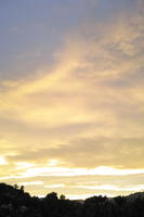 below, Chateauneuf, Cirrostratus, cloud, cloudy, dawn, dusk, evening, France, golden hour, looking up, outdoor lighting, outdoors, Provence Alpes Cote D