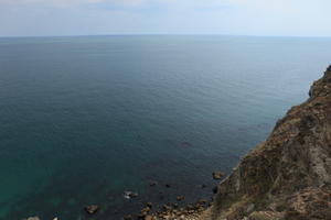 Bulgaria, cliff, day, elevated, natural light, seascape, Varna