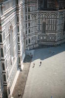 Basilica di Santa Maria del Fiore, building, cathedral, day, elevated, facade, Florence, Italia , natural light, plaza, summer, sunlight, sunny, sunshine, Toscana