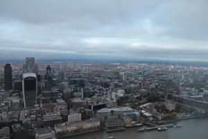 aerial view, city, day, diffuse, diffused light, England, London, overcast, The United Kingdom, urban, winter