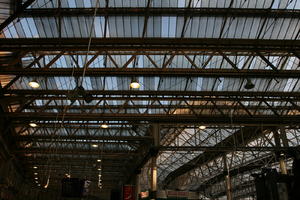 artificial lighting, below, ceiling, dusk, England, lamp, London, station, structure, The United Kingdom