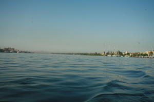 clear, dusk, East Timor, Egypt, Egypt, eye level view, river, river Nile, sky