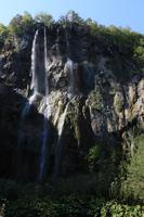 below, Croatia, day, Karlovacka, mountain, sunny, tree, vegetation, waterfall