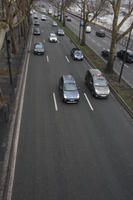 above, car, city, day, France, Ile-De-France, natural light, Paris, road, traffic, winter