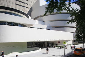 building, day, elevated, facade, Guggenheim Museum, Manhattan, New York, street, sunny, The United States