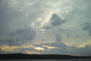 afternoon, ambient light, cloud, Croatia, day, diffuse, diffused light, eye level view, open space, overcast, sky, winter, Zadar, Zadarska