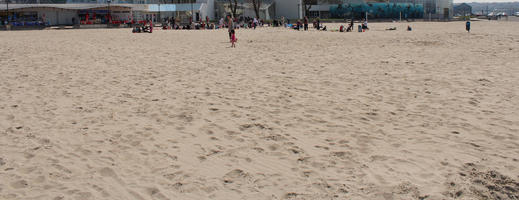 beach, Boulogne-sur-Mer, day, eye level view, France, group, Nord-Pas-de-Calais, people, spring, sunbathing, sunny