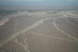 aerial view, agriculture, day, desert, field, Ica, landmarks, natural light, Nazca, Nazca lines, Peru, sunny