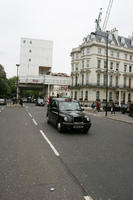 car, day, diffuse, diffused light, England, eye level view, London, natural light, street, summer, taxi, The United Kingdom