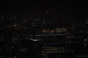 autumn, city, cityscape, elevated, England, evening, London, night, The United Kingdom