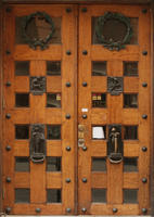 day, door, eye level view, natural light, texture, wood