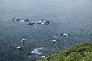 day, diffuse, diffused light, elevated, natural light, New Zealand, overcast, seascape, summer, West Coast