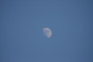 below, clear, day, France, moon, sunny