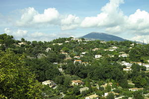 Chateauneuf, clear, day, eye level view, France, mountain, Provence Alpes Cote D