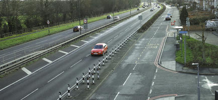 car, cloudy, day, elevated, England, London, road, The United Kingdom, traffic, winter