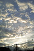 cloud, dusk, evening, eye level view, Italia , Lazio, Rome, sky, winter