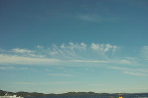 blue, Cirrus, cloud, Croatia, day, eye level view, morning, open space, sky, summer, sunny, Zadarska