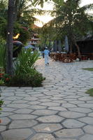 Bali, day, eye level view, garden, hotel, Indonesia, pavement, plant, resort, shrub, summer, sunny, tropical