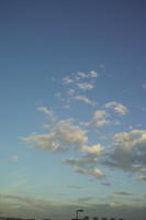 afternoon, autumn, cloud, cloudy, Cumulus, day, eye level view, natural light, open space, sky