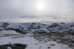 day, dusk, elevated, Italia , mountain, natural light, sky, snow, sun, Veneto