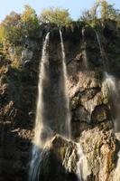 below, Croatia, day, Karlovacka, mountain, sunny, tree, vegetation, waterfall