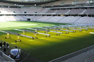 autumn, day, elevated, football pitch, France, Nice, Provence Alpes Cote D