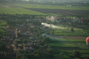 aerial view, dusk, East Timor, Egypt, Egypt, palm, town, tree, vegetation