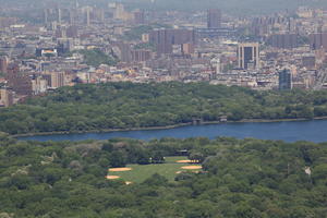 Central Park, cityscape, day, elevated, lake, Manhattan, New York, park, sunny, The United States, tree, vegetation