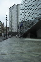 building, Copenhagen , day, Denmark, eye level view, facade, glass, Kobenhavn, office, overcast, pavement