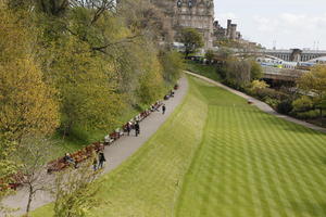 afternoon, day, Edinburgh, elevated, grass, natural light, park, Scotland, spring, The United Kingdom