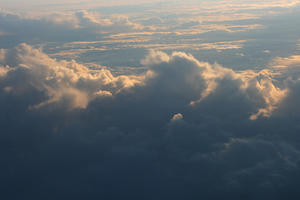 aerial view, cloud, day, dusk