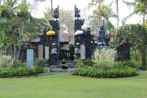 Bali, day, eye level view, garden, grass, hotel, Indonesia, plant, resort, shrub, summer, sunny, tropical