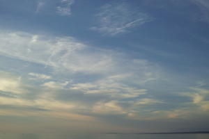 Cirrostratus, cloud, cloudy, Croatia, day, evening, eye level view, open space, sky, summer, Zadarska