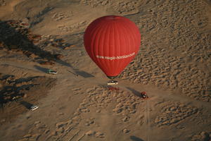 aerial view, balloon, desert, dusk, East Timor, Egypt, Egypt