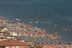 afternoon, bathing, beach, day, direct sunlight, elevated, Grosseto, Italia , natural light, people, summer, sunbathing, Toscana