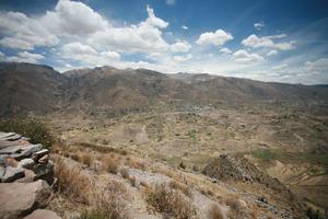 Arequipa, Arequipa, autumn, day, elevated, mountain, natural light, Peru, sunny, valley, Valley of Volcanoes, vegetation