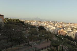 Alicante, cityscape, dusk, elevated, park, Spain, Valenciana