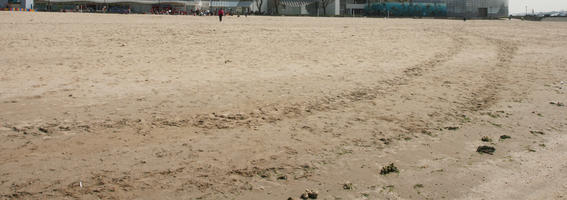 beach, Boulogne-sur-Mer, day, eye level view, France, Nord-Pas-de-Calais, spring, sunny