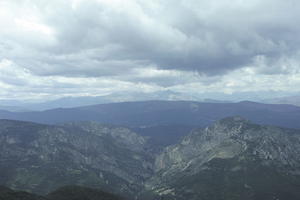 above, afternoon, below, cloud, Cumulus, day, elevated, France, Gattieres, mountain, nature, outdoor lighting, outdoors, overcast, Provence Alpes Cote D