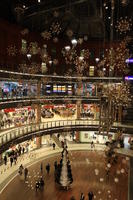 artificial lighting, decoration, elevated, interior, Poland, Poznan, shopping centre, Wielkopolskie