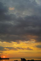 cloud, cloudy, Croatia, evening, eye level view, golden hour, Nimbostratus, open space, sky, summer, sun, sunset, Zadarska