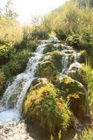 below, bush, Croatia, day, Karlovacka, sunny, vegetation, waterfall