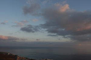 Canarias, cloud, dusk, elevated, evening, Las Palmas, seascape, sky, Spain, sunset