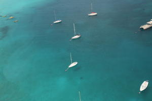 above, aerial view, Barbados, boat, day, seascape, summer, sunny